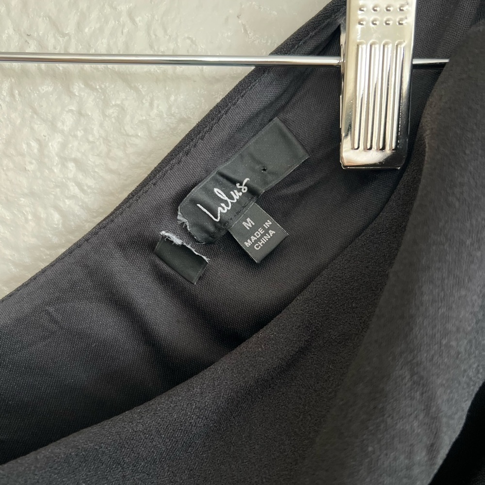 NWOT Phenomenal Allure Black One-Shoulder Knotted Maxi Dress - Picture 6 of 8
